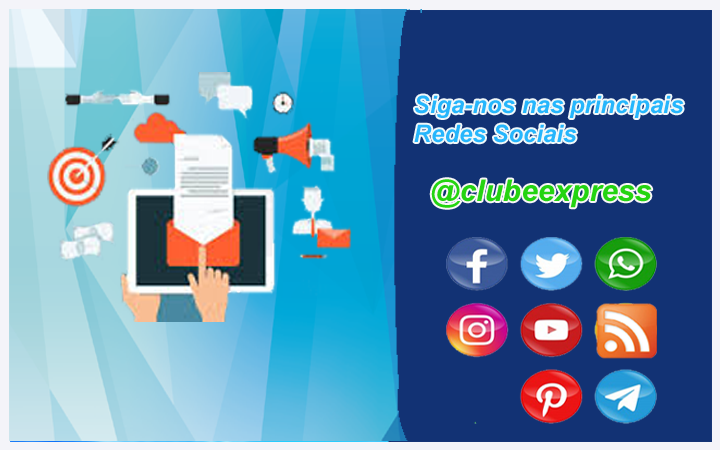 Redes sociais Clube Express