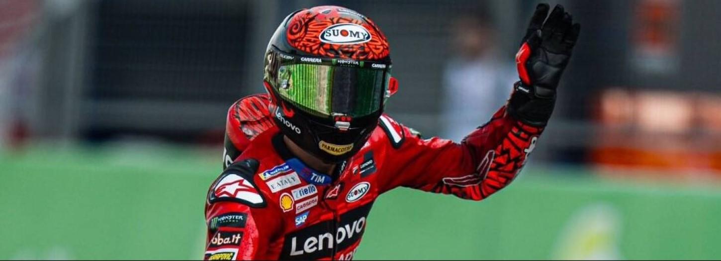 MotoGP: Bagnaia vê Martín e Márquez errarem na chuva e vence na Tailândia