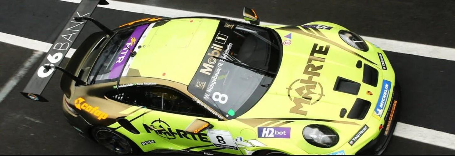 Em dia tumultuado, Neugebauer/Barrichello são campeões da Porsche Endurance.