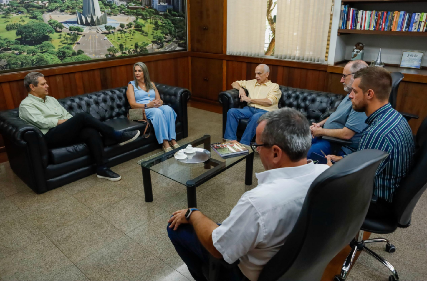 Integrantes do Proamusep, fazem visita à prefeitura de Maringá