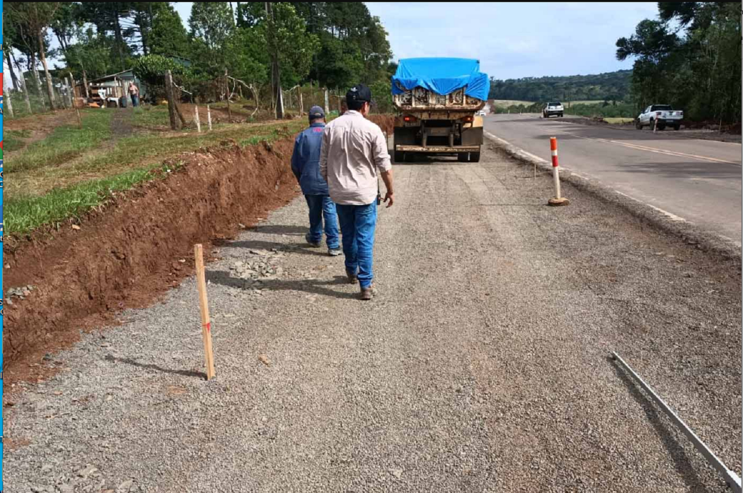 Avançam as obras de restauração em concreto entre Manoel Ribas e Pitanga