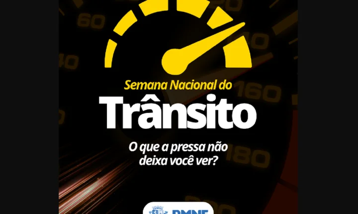 Semana Nacional de Trânsito reforça a importância de desacelerar e enxergar o outro.
